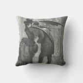 吸血鬼のキスのビクトリア時代の人かゴシック様式装飾的な枕 クッション (裏面)