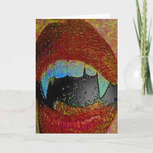 吸血鬼のキス カード (正面)