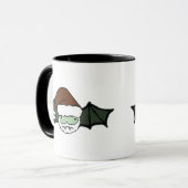 吸血鬼のサンタのこうもり マグカップ (正面左)