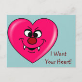 吸血鬼のバレンタイン: 私にあなたのハートを与えて下さい シーズンポストカード (正面)