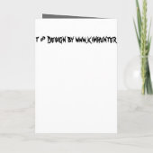 吸血鬼のパーティの招待状のカスタムなハロウィンカード 招待状 (裏面)