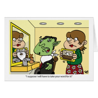 吸血鬼のヘアカットカード