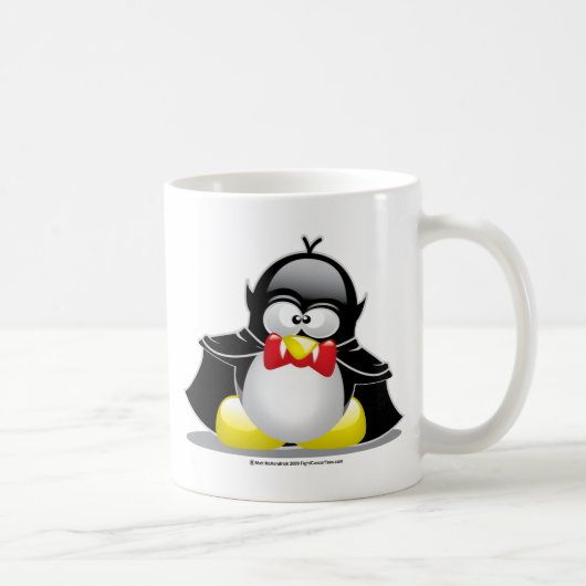吸血鬼のペンギン コーヒーマグカップ (右)