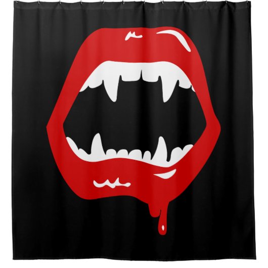 吸血鬼の不気味な怪物 シャワーカーテン (正面)