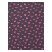 吸血鬼の唇および牙のパターン テーブルクロス (正面)