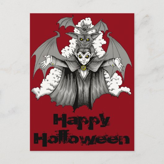 吸血鬼の変身 ポストカード (正面)