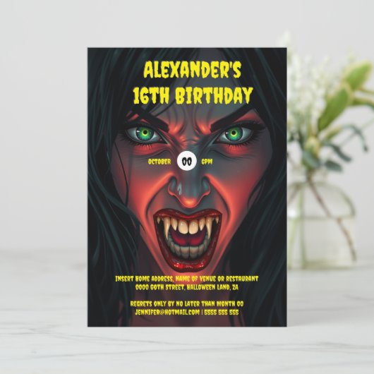 吸血鬼の女 招待状 (スタンド正面)