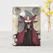 吸血鬼の妖精 カード (黄色い花)