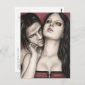 吸血鬼の恋はがき ポストカード (正面/裏面)