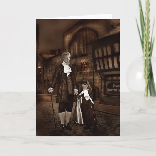 吸血鬼の挨拶状 カード (正面)