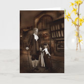 吸血鬼の挨拶状 カード (黄色い花)