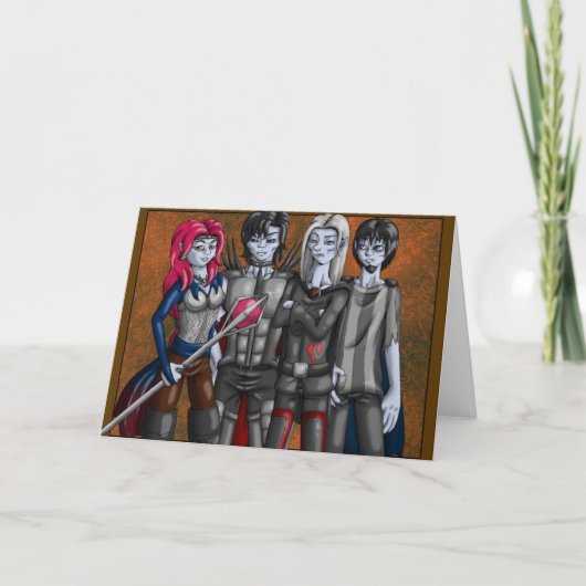 吸血鬼の挨拶状 カード (正面)