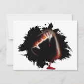 吸血鬼の死のキスハローウィンパーティ 招待状 (正面)