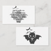 吸血鬼の猫は犬を飼っています。色を戻す 名刺 (正面/裏面)