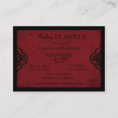 吸血鬼の花嫁の名刺 名刺 (裏面)