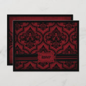 吸血鬼の花嫁RSVPカードA 出欠カード (正面/裏面)