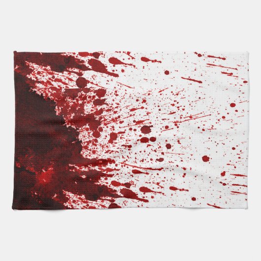 吸血鬼の血の点滴注入のプールの台所皿タオル キッチンタオル (横)