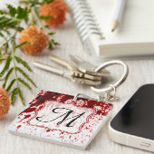 吸血鬼の血の点滴注入のプールの深紅のキーホルダー キーホルダー (正面右)