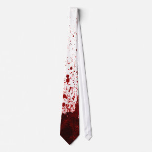 吸血鬼の血の点滴注入のプールの深紅メンズタイ ネクタイ