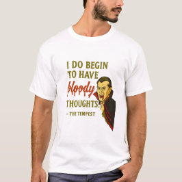 吸血鬼の血塗られた思考 Tシャツ