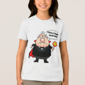 吸血鬼の衣装Tシャツを着た漫画 トライブレンドＴシャツ (正面)