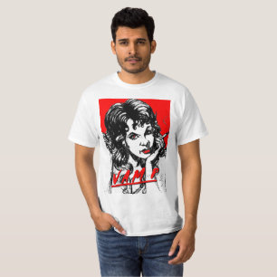 吸血鬼の赤い唇の芸術ジャックJOYA Tシャツ