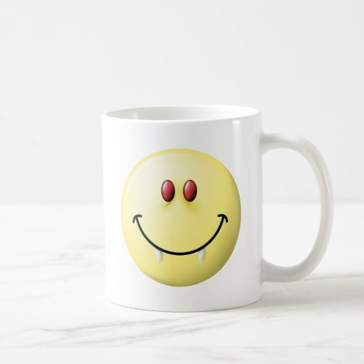 吸血鬼の顔 コーヒーマグカップ (右)