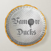 吸血鬼はさくらんぼパイ装飾用クッションを引込めます ラウンドクッション (裏面)