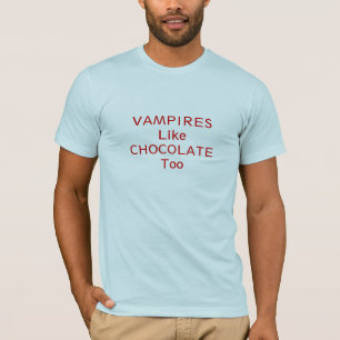 吸血鬼はチョコレートを好みますも Tシャツ