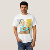 吸血鬼はハロウィンを祝います Tシャツ (正面フル)
