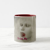 吸血鬼は私をマグ飲みます ツートーンマグカップ (中央)