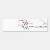 吸血鬼は、彼ら眩まします光っていません バンパーステッカー (正面)