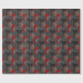 吸血鬼アモーア模様 ラッピングペーパー (フラット)