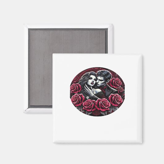 吸血鬼ゴシックロマンス - 死が私たちを引き裂くまで クラシック マグネット (正面/裏面)