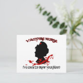 吸血鬼ナース(来血を引くんだ) ポストカード (スタンド正面)