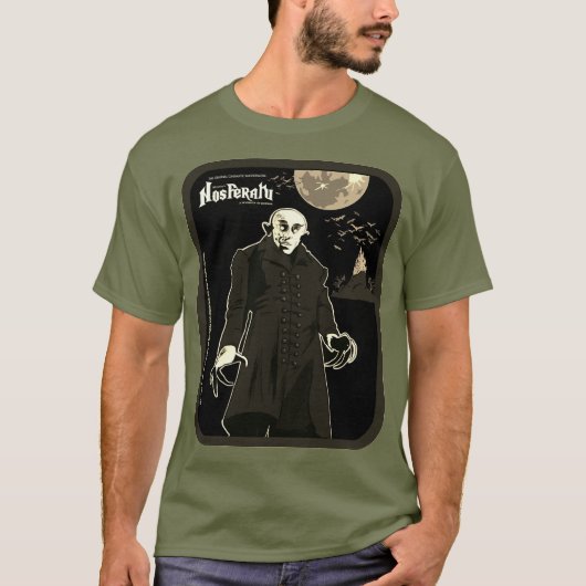 吸血鬼ノスフェラトゥ ホラーTシャツ Tシャツ (正面)