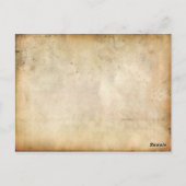 吸血鬼ハロウィンテーブルナンバー フェイクブラッドレッド ポストカード (裏面)