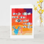 吸血鬼マウス カード (黄色い花)