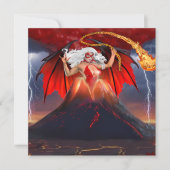 吸血鬼反逆少女:火山からの脱出 招待状 (正面)