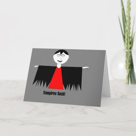 「吸血鬼吸!」 ハローエンカード カード (正面)