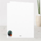 吸血鬼猫と魔術師パンプキン ハロウィン サルレアル   カード (裏面)