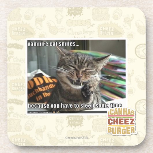 吸血鬼猫のスマイル コースター (正面)