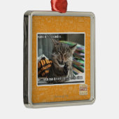 吸血鬼猫のスマイル メタルオーナメント (右)