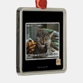 吸血鬼猫スマイル メタルオーナメント (右)