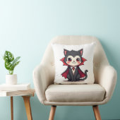 吸血鬼猫 かわいいハロウィンペットのTシャツ クッション (椅子)