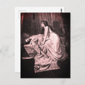 吸血鬼（フィリップ・バーン=ジョーンズ、1897年） ポストカード (正面/裏面)