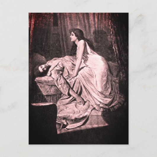 吸血鬼（フィリップ・バーン=ジョーンズ、1897年） ポストカード (正面)