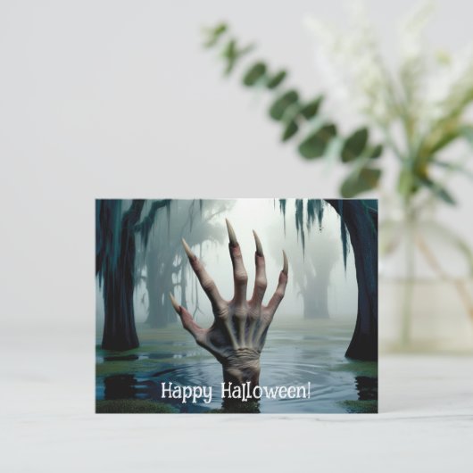 吸血鬼/モンスターハンドが沼から手を伸ばす ポストカード (スタンド正面)