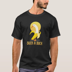 吸鴨、バナナ鴨、おかしなシャツ Tシャツ