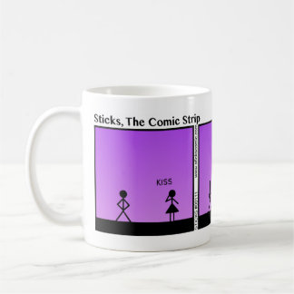 吹おもしろいキスStickman Mug - 111 コーヒーマグカップ